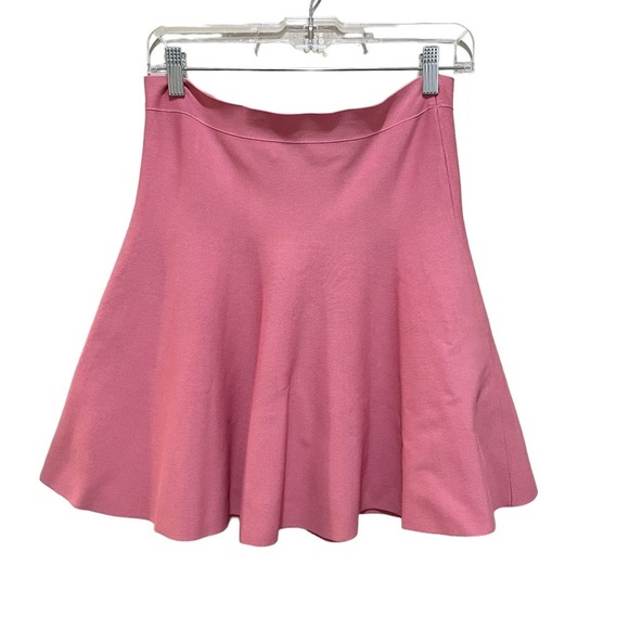 BCBGMaxazria Amilya A Line Bandage Skirt Pink Rose Size Medium - Picture 2 of 9